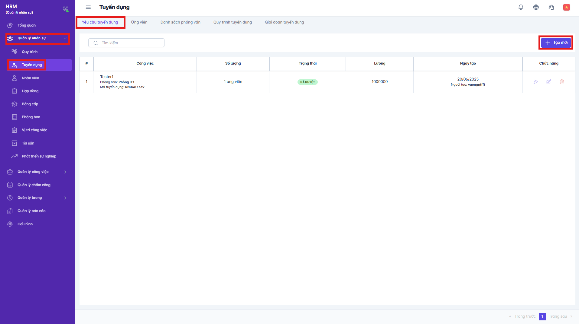 SMART HR | Tuyển dụng