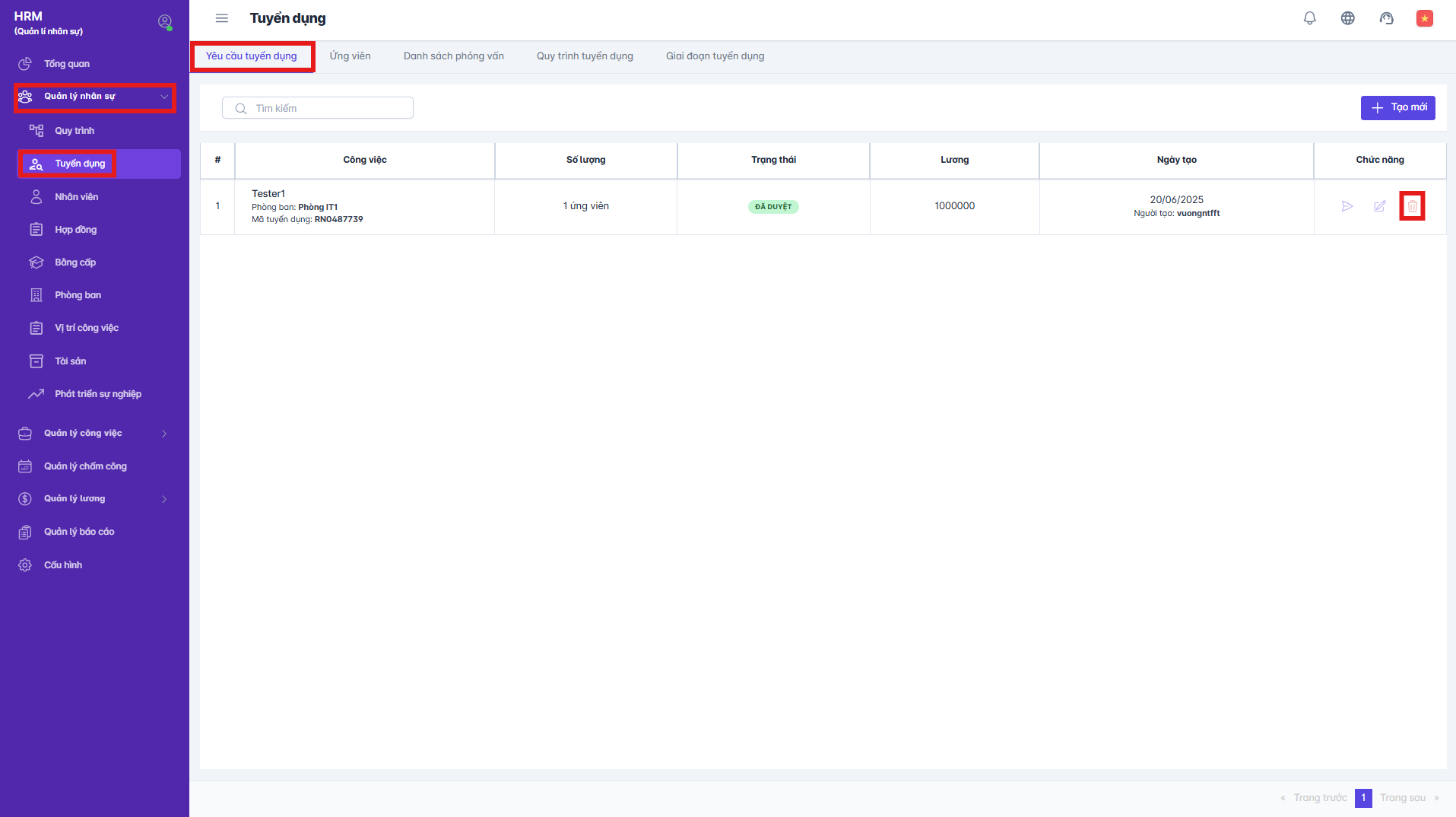 SMART HR | Tuyển dụng