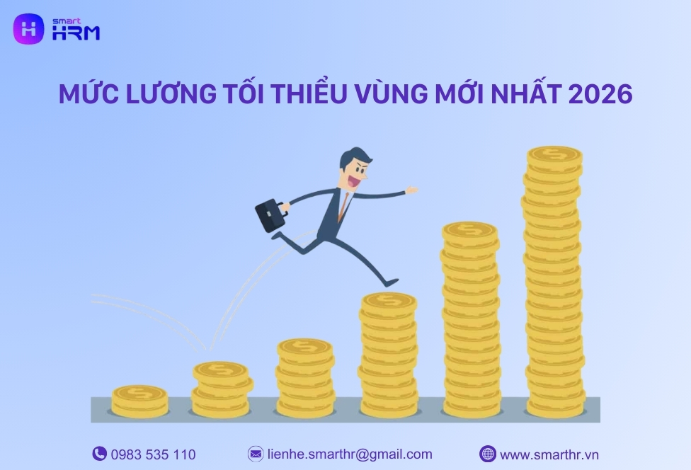 mức lương tối thiểu vùng mới nhất